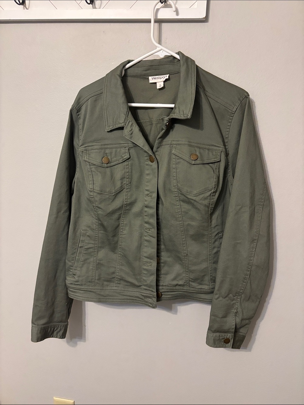 Westport Olive Green Utility Jacket for Women